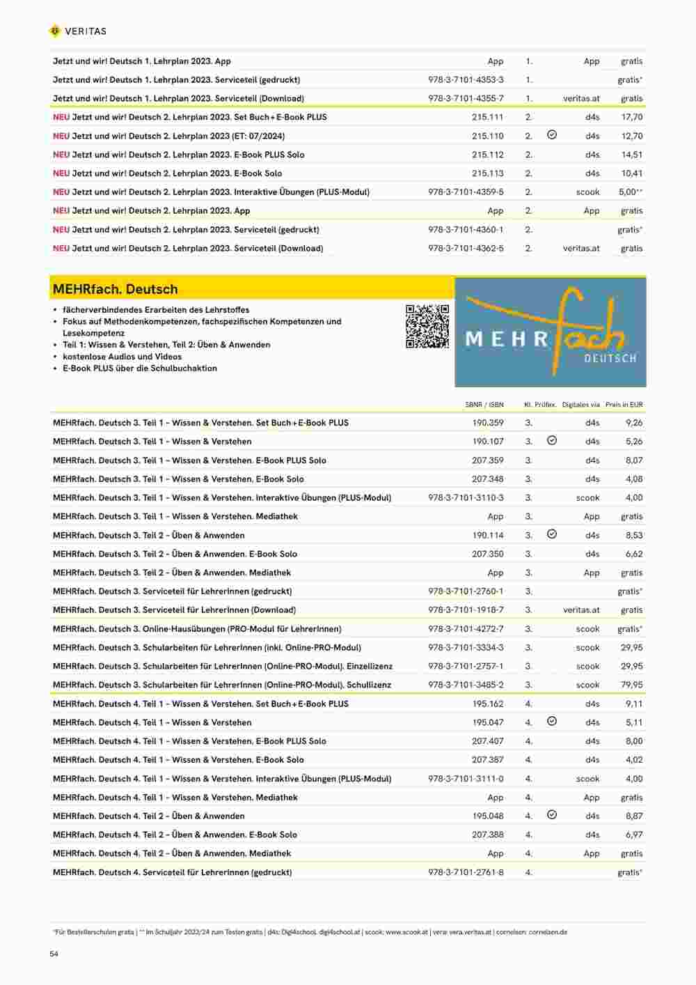 Veritas Flugblatt (ab 01.05.2024) - Angebote und Prospekt - Seite 54