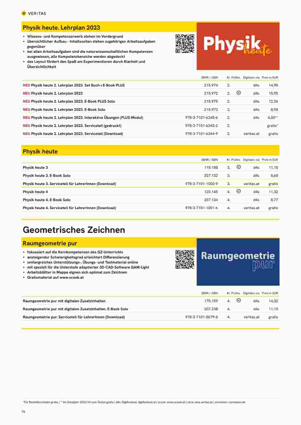 Veritas Flugblatt (ab 01.05.2024) - Angebote und Prospekt - Seite 76