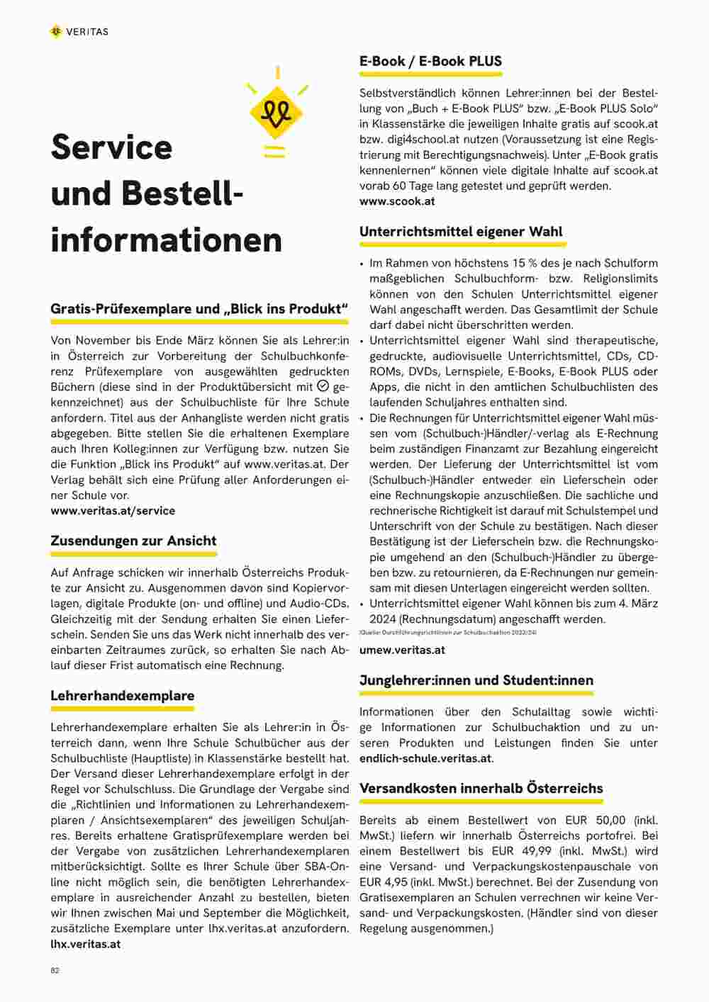 Veritas Flugblatt (ab 01.05.2024) - Angebote und Prospekt - Seite 82
