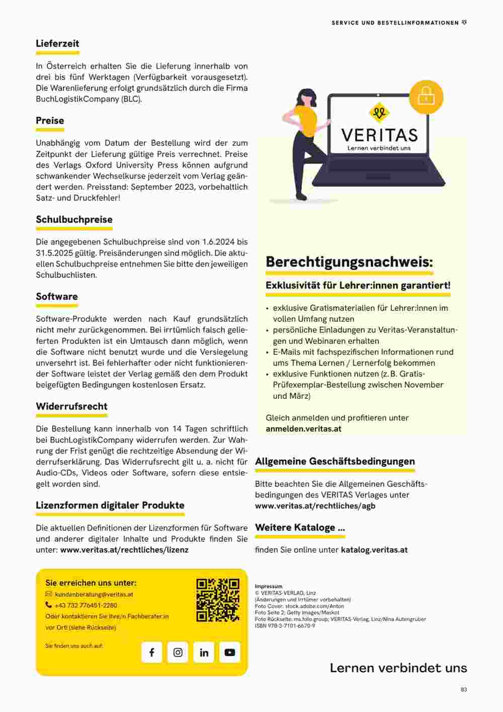 Veritas Flugblatt (ab 01.05.2024) - Angebote und Prospekt - Seite 83