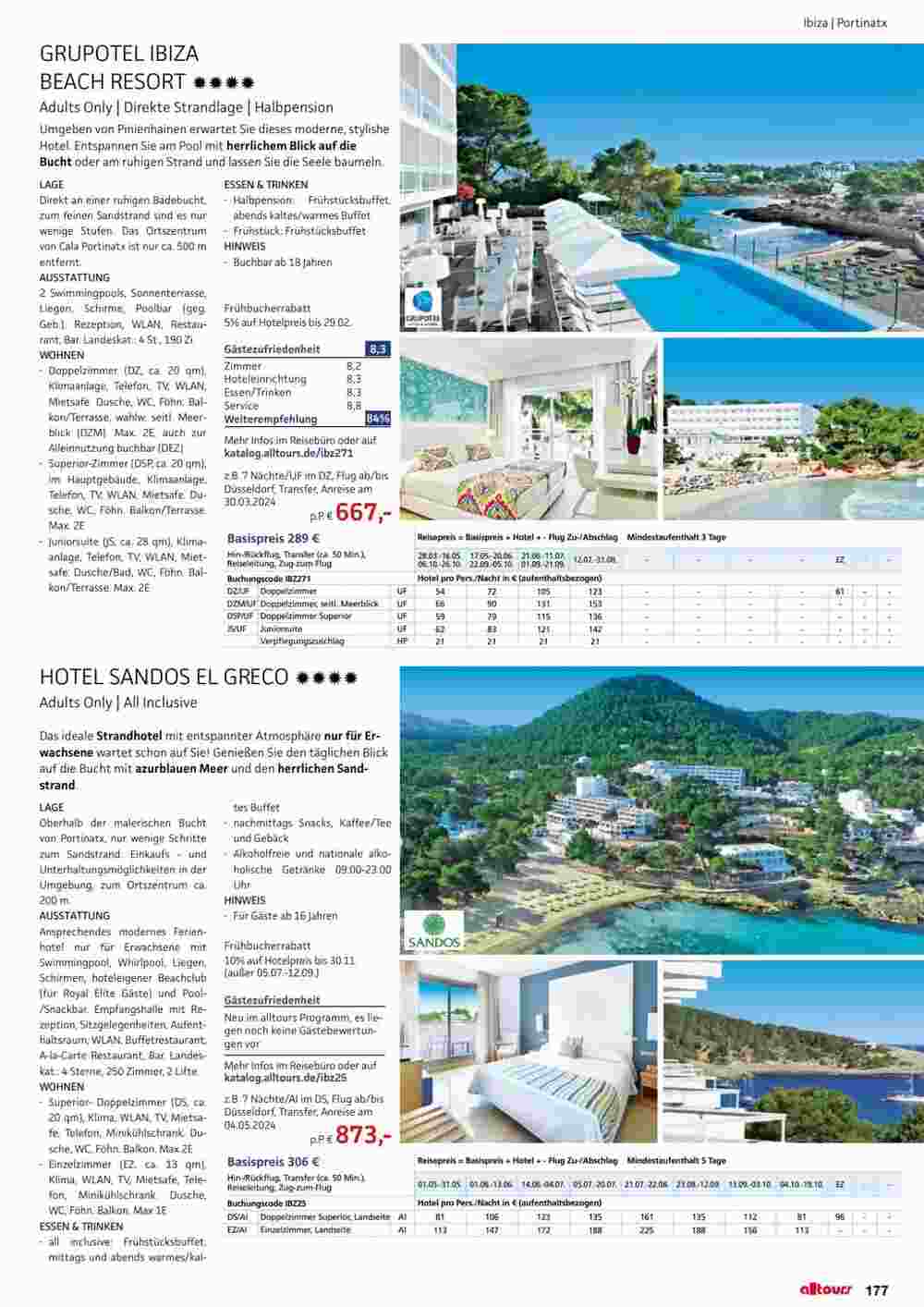 Alltours Flugblatt (ab 01.05.2024) - Angebote und Prospekt - Seite 177