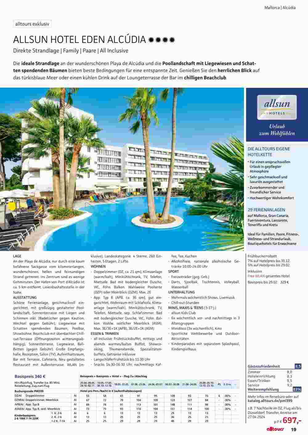 Alltours Flugblatt (ab 01.05.2024) - Angebote und Prospekt - Seite 19