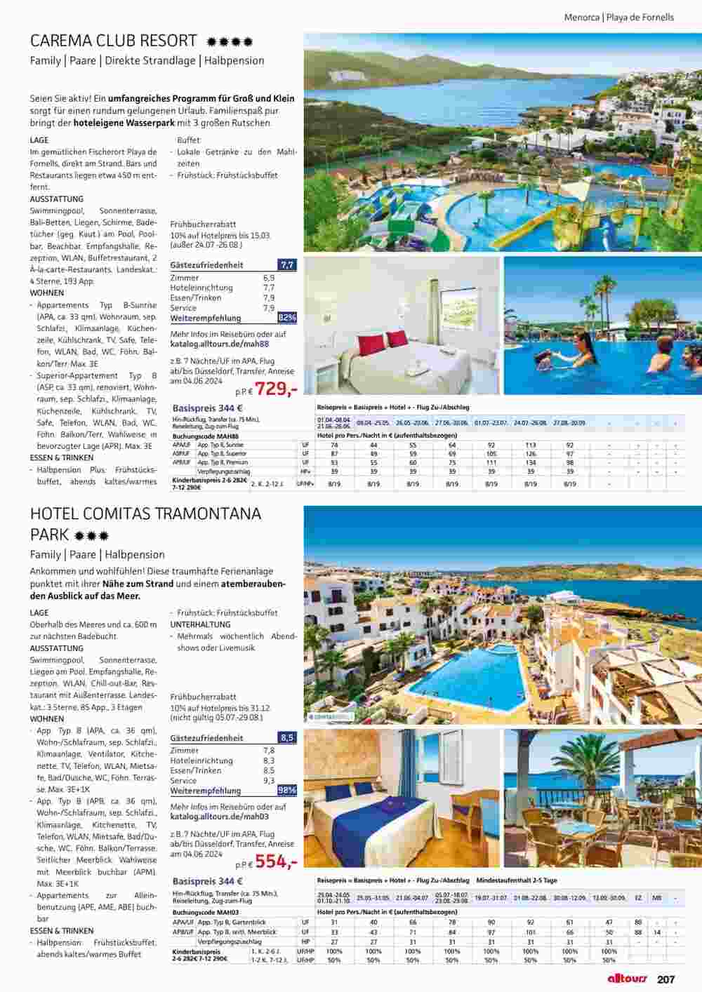 Alltours Flugblatt (ab 01.05.2024) - Angebote und Prospekt - Seite 207