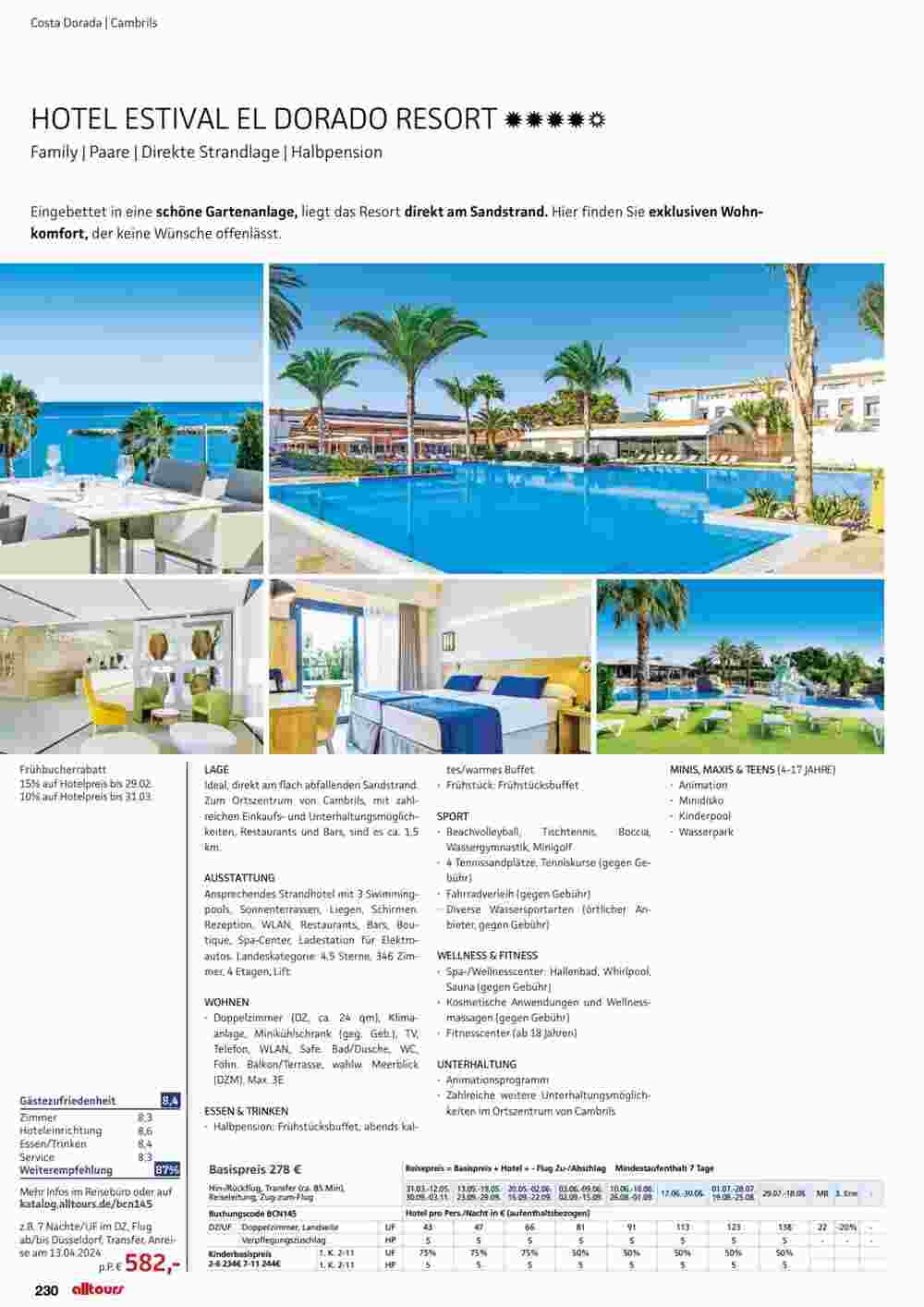 Alltours Flugblatt (ab 01.05.2024) - Angebote und Prospekt - Seite 230