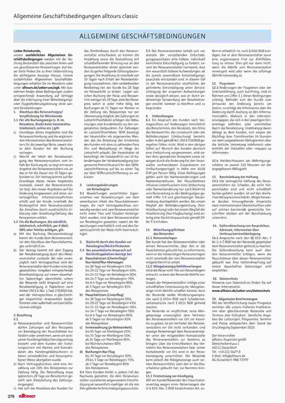 Alltours Flugblatt (ab 01.05.2024) - Angebote und Prospekt - Seite 278