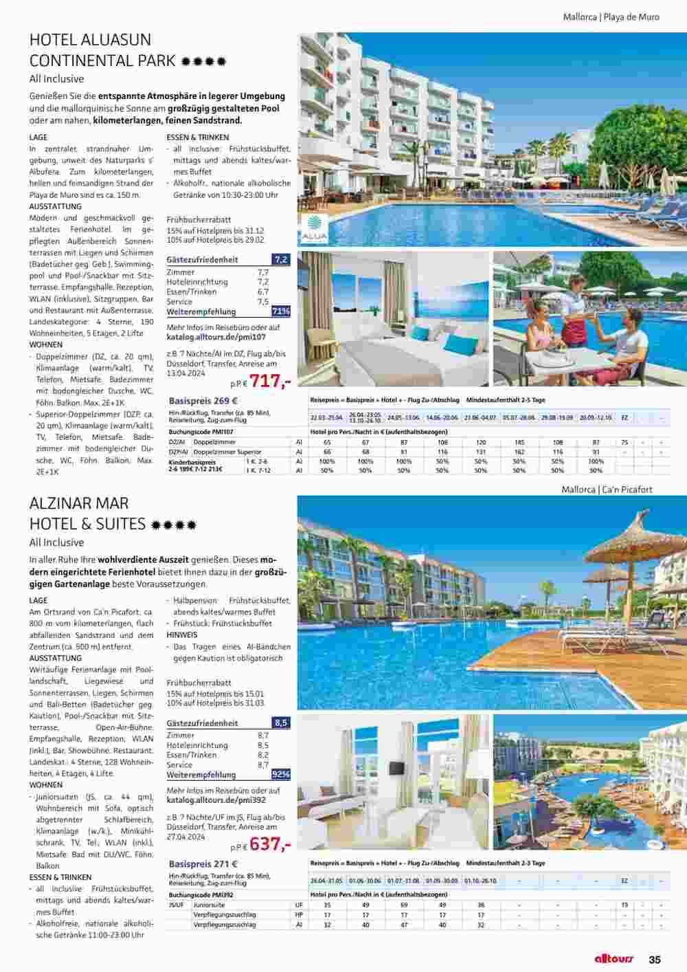 Alltours Flugblatt (ab 01.05.2024) - Angebote und Prospekt - Seite 35