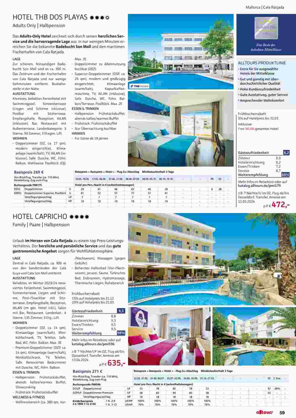 Alltours Flugblatt (ab 01.05.2024) - Angebote und Prospekt - Seite 59