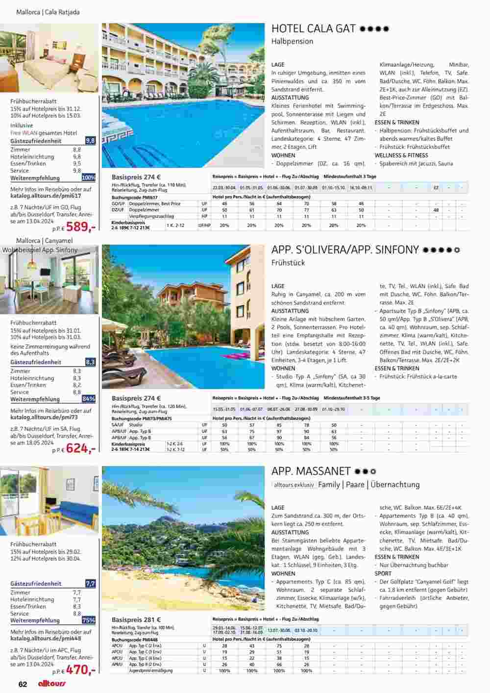 Alltours Flugblatt (ab 01.05.2024) - Angebote und Prospekt - Seite 62