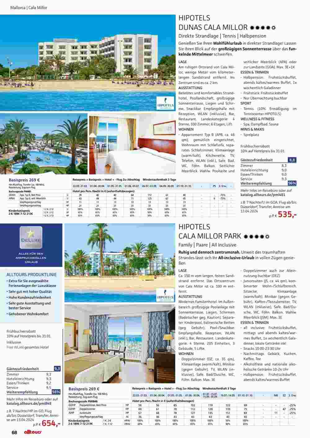 Alltours Flugblatt (ab 01.05.2024) - Angebote und Prospekt - Seite 68