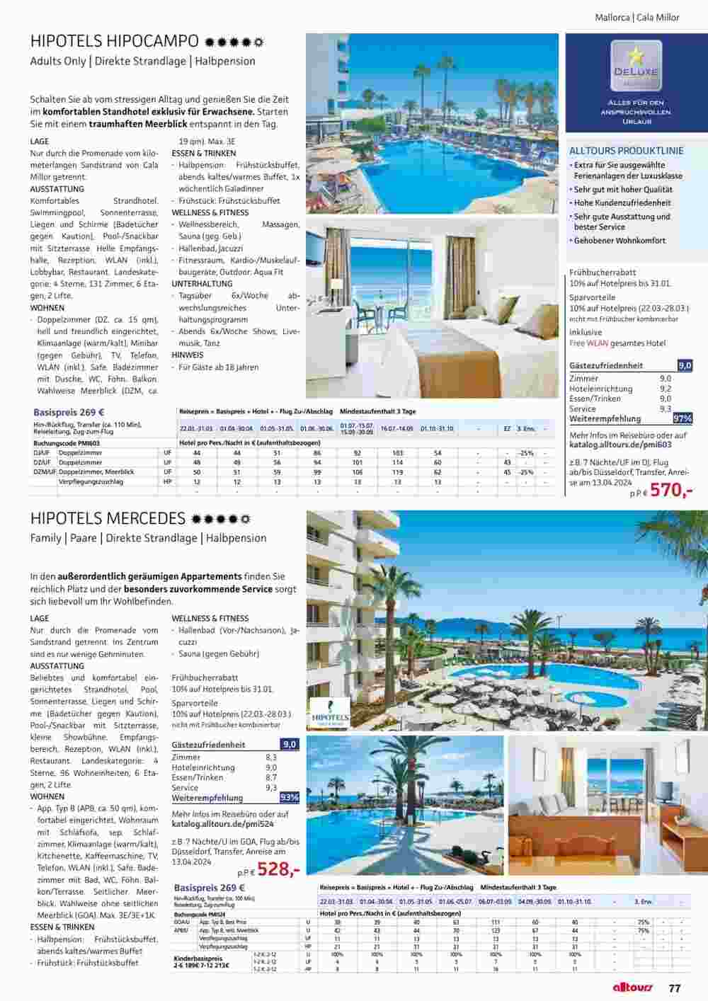 Alltours Flugblatt (ab 01.05.2024) - Angebote und Prospekt - Seite 77