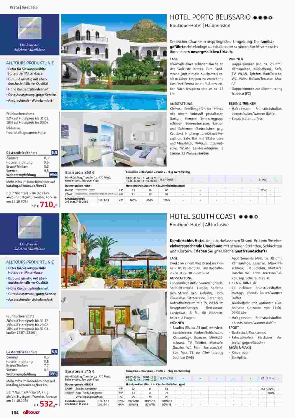 Alltours Flugblatt (ab 01.05.2024) - Angebote und Prospekt - Seite 104