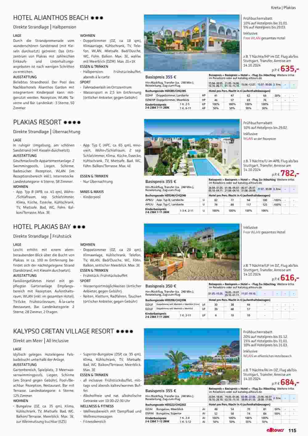 Alltours Flugblatt (ab 01.05.2024) - Angebote und Prospekt - Seite 115