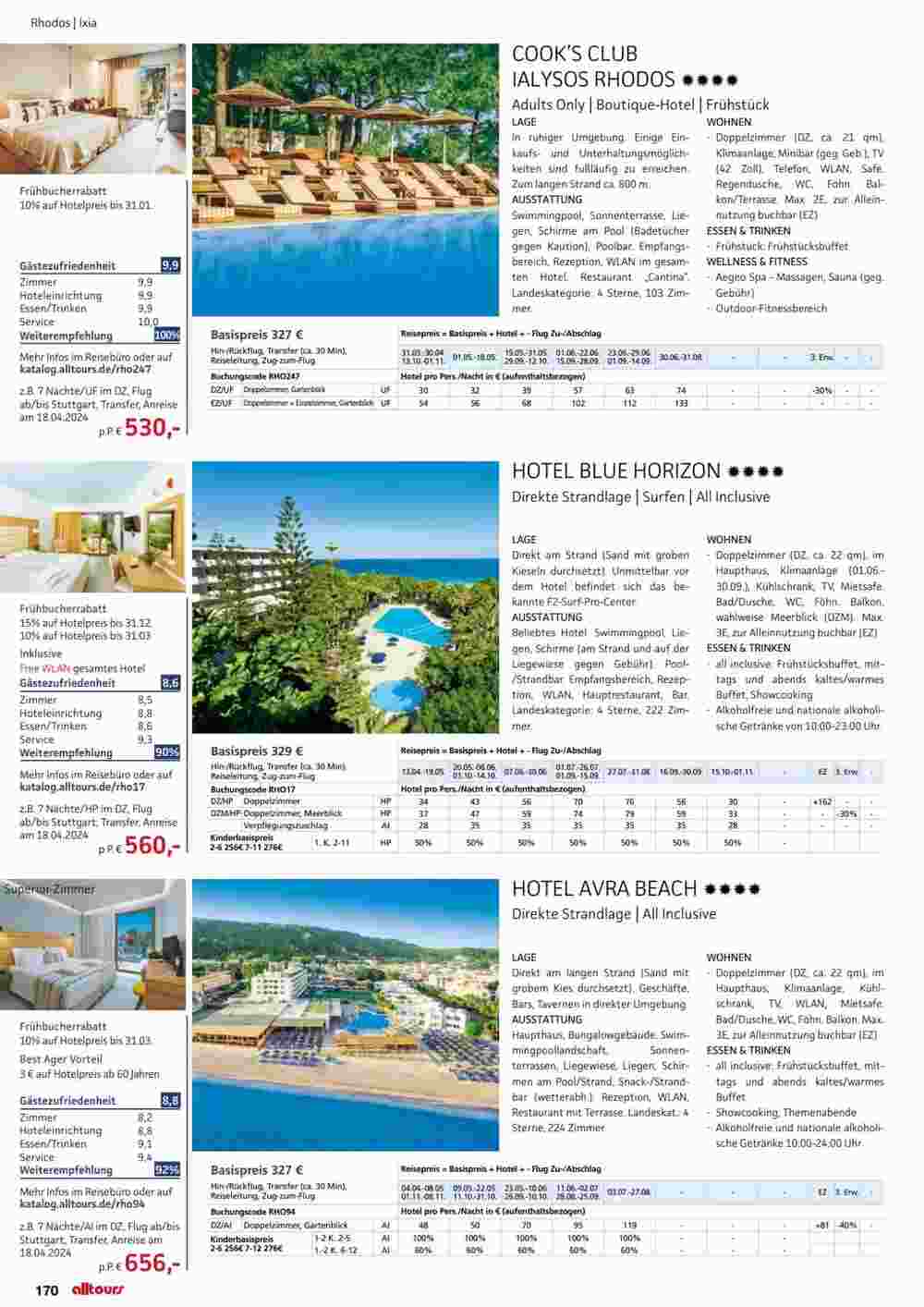 Alltours Flugblatt (ab 01.05.2024) - Angebote und Prospekt - Seite 170