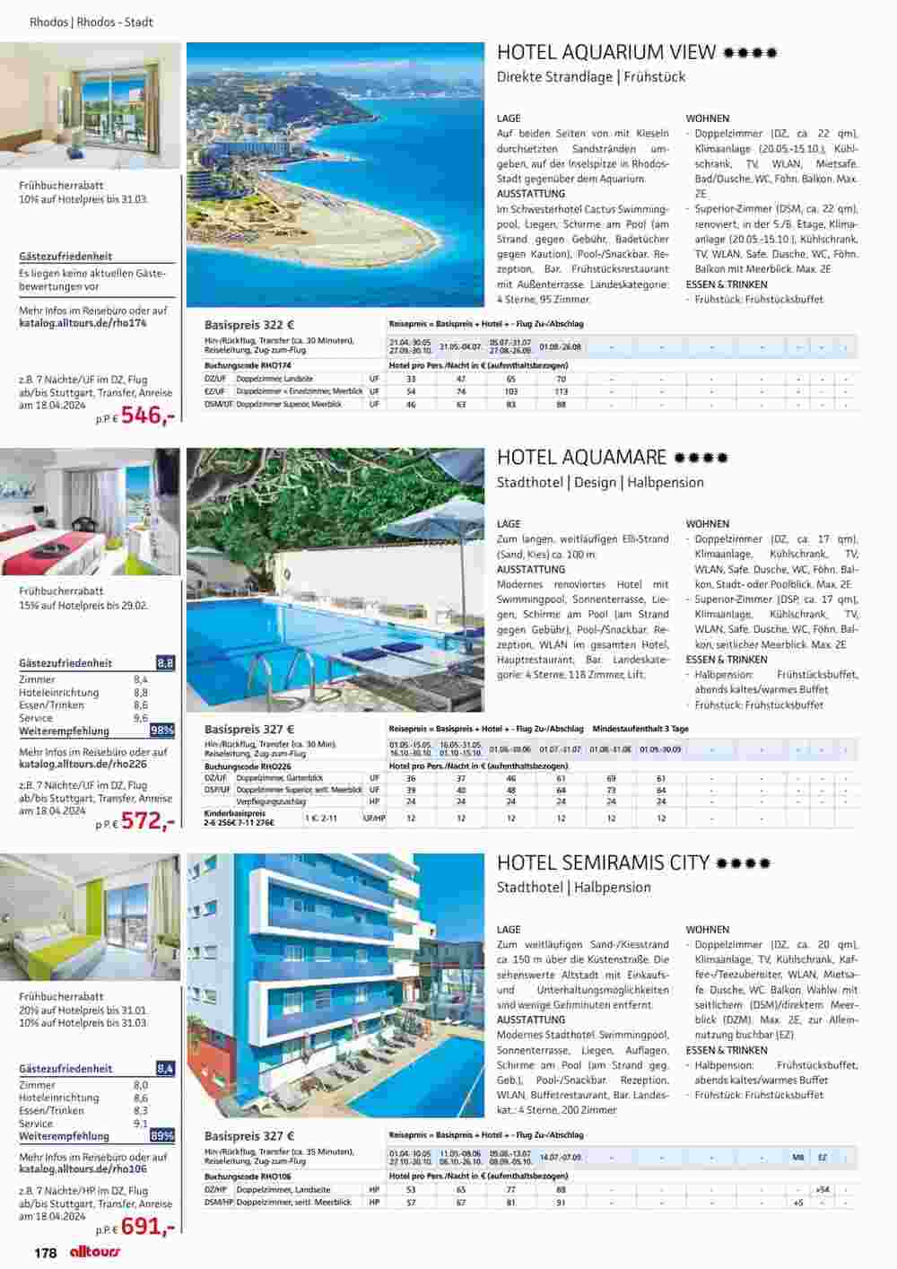 Alltours Flugblatt (ab 01.05.2024) - Angebote und Prospekt - Seite 178
