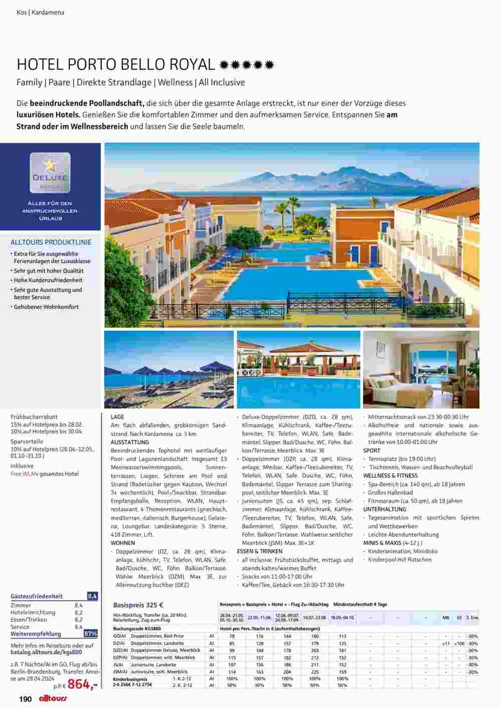 Alltours Flugblatt (ab 01.05.2024) - Angebote und Prospekt - Seite 190