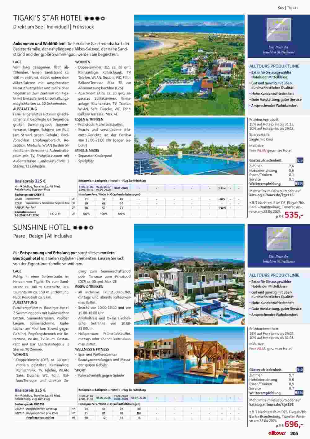 Alltours Flugblatt (ab 01.05.2024) - Angebote und Prospekt - Seite 205