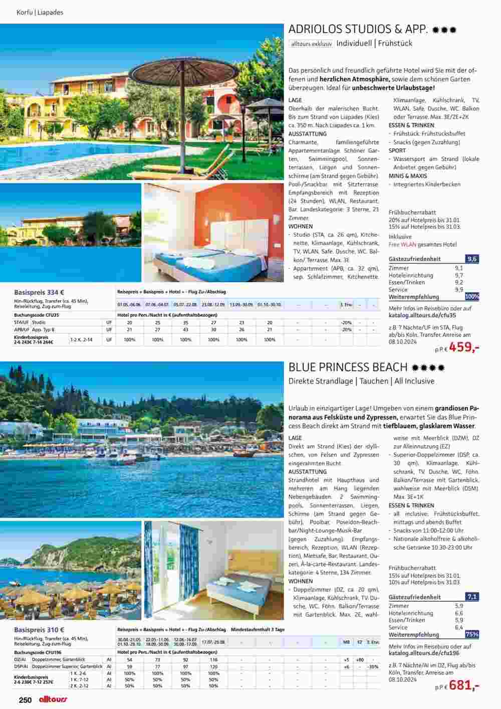 Alltours Flugblatt (ab 01.05.2024) - Angebote und Prospekt - Seite 250