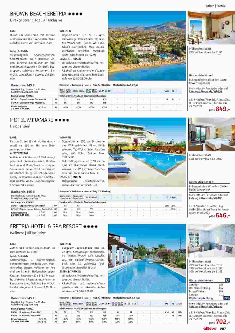 Alltours Flugblatt (ab 01.05.2024) - Angebote und Prospekt - Seite 287