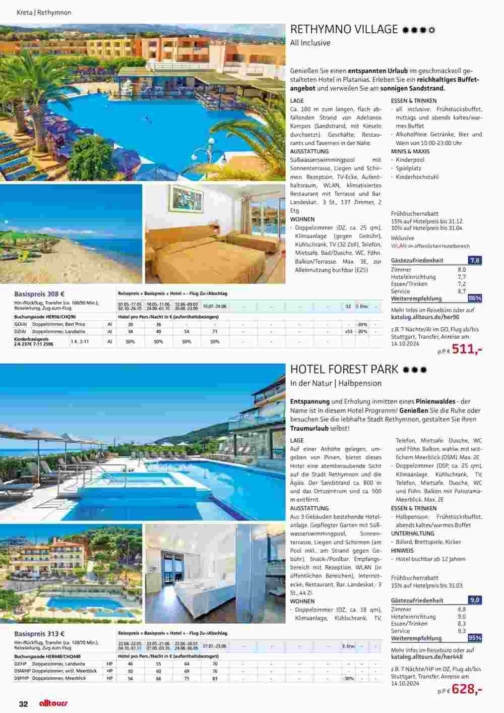 Alltours Flugblatt (ab 01.05.2024) - Angebote und Prospekt - Seite 32