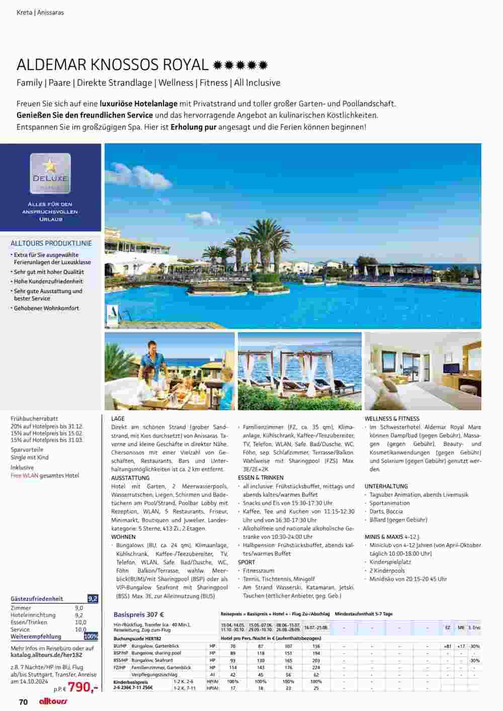Alltours Flugblatt (ab 01.05.2024) - Angebote und Prospekt - Seite 70