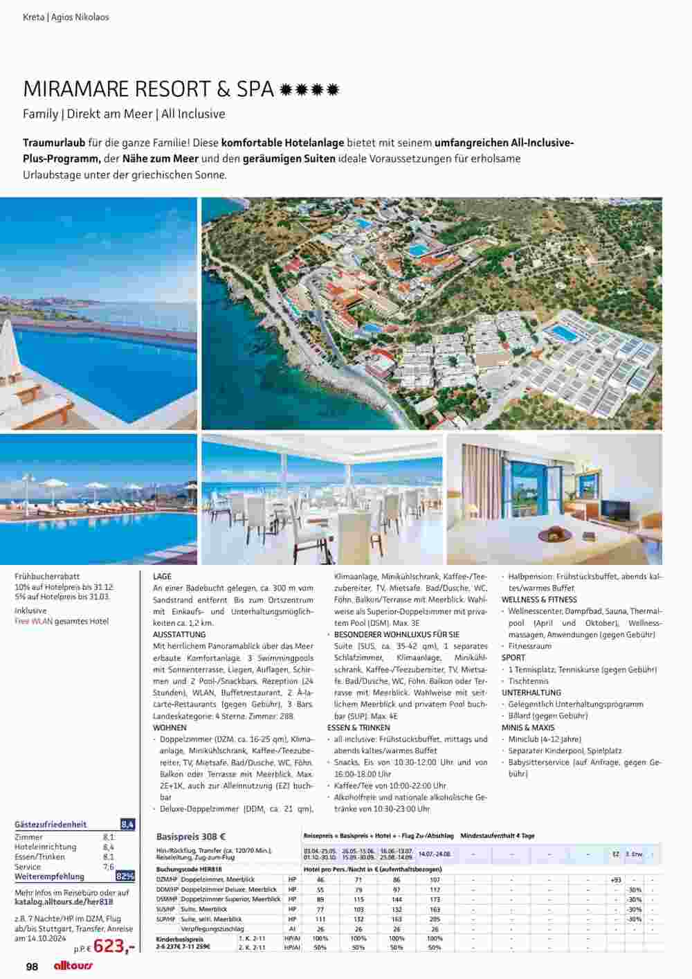 Alltours Flugblatt (ab 01.05.2024) - Angebote und Prospekt - Seite 98