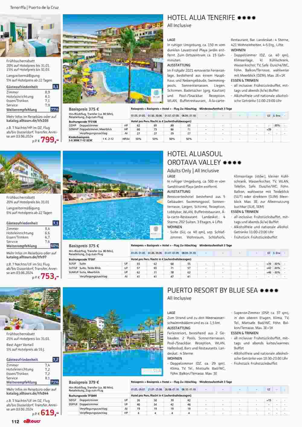 Alltours Flugblatt (ab 01.05.2024) - Angebote und Prospekt - Seite 112