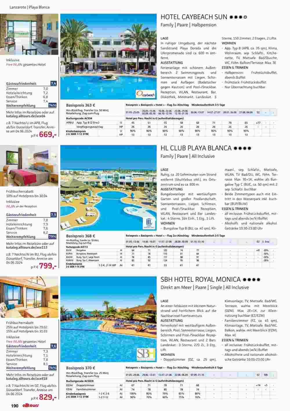 Alltours Flugblatt (ab 01.05.2024) - Angebote und Prospekt - Seite 190