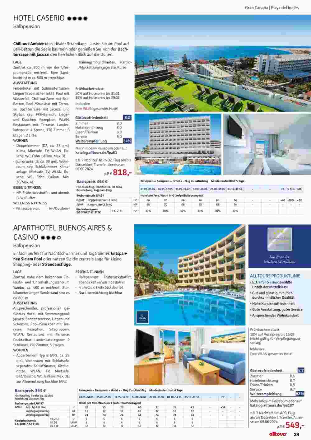 Alltours Flugblatt (ab 01.05.2024) - Angebote und Prospekt - Seite 39