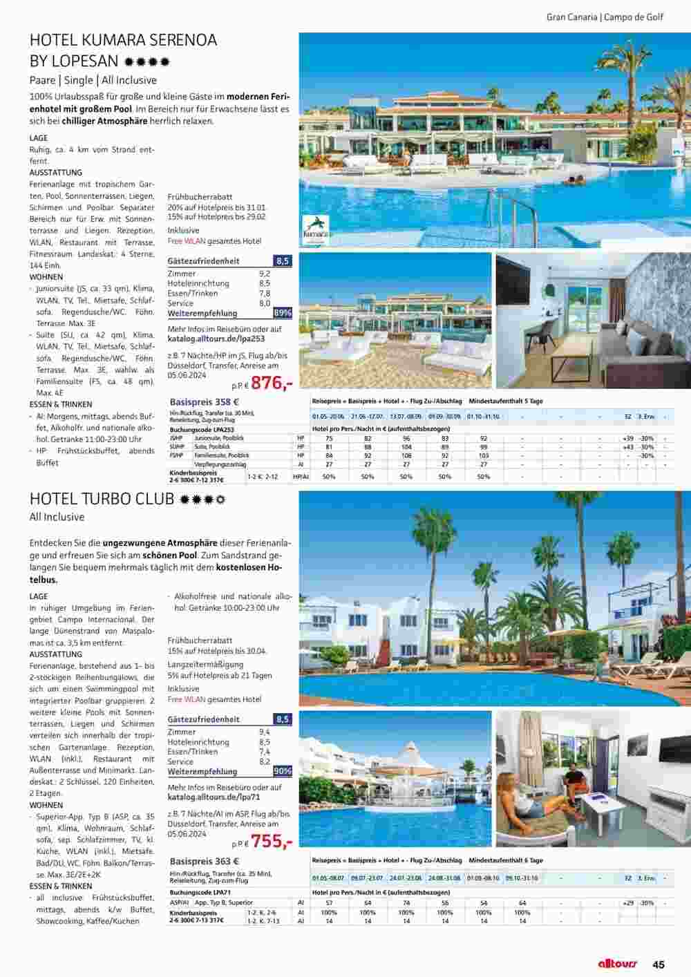 Alltours Flugblatt (ab 01.05.2024) - Angebote und Prospekt - Seite 45