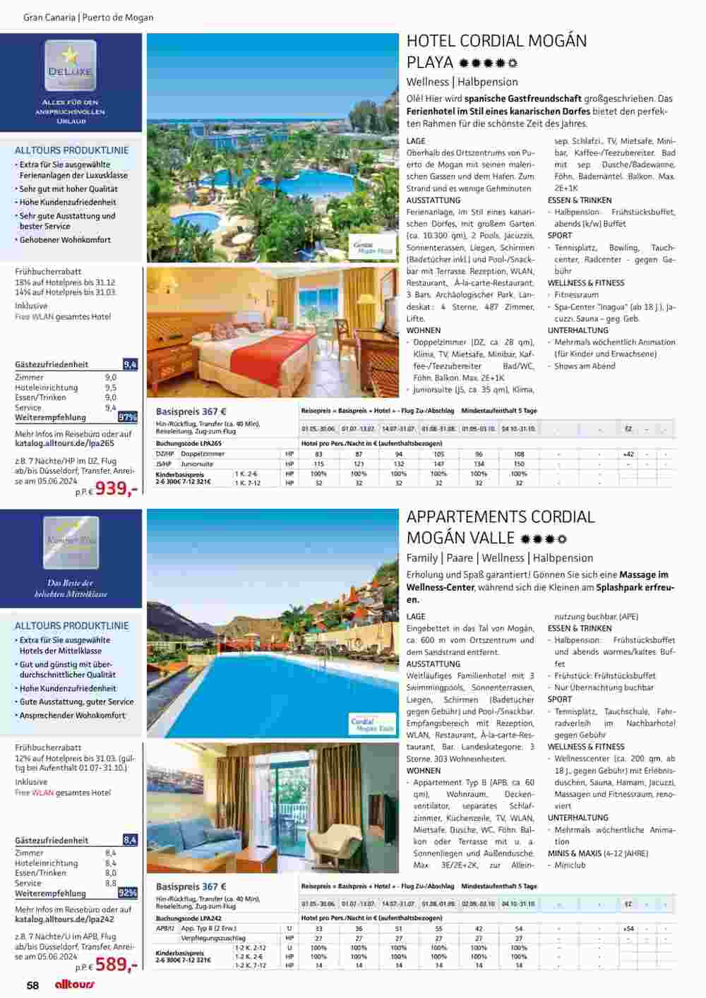 Alltours Flugblatt (ab 01.05.2024) - Angebote und Prospekt - Seite 58