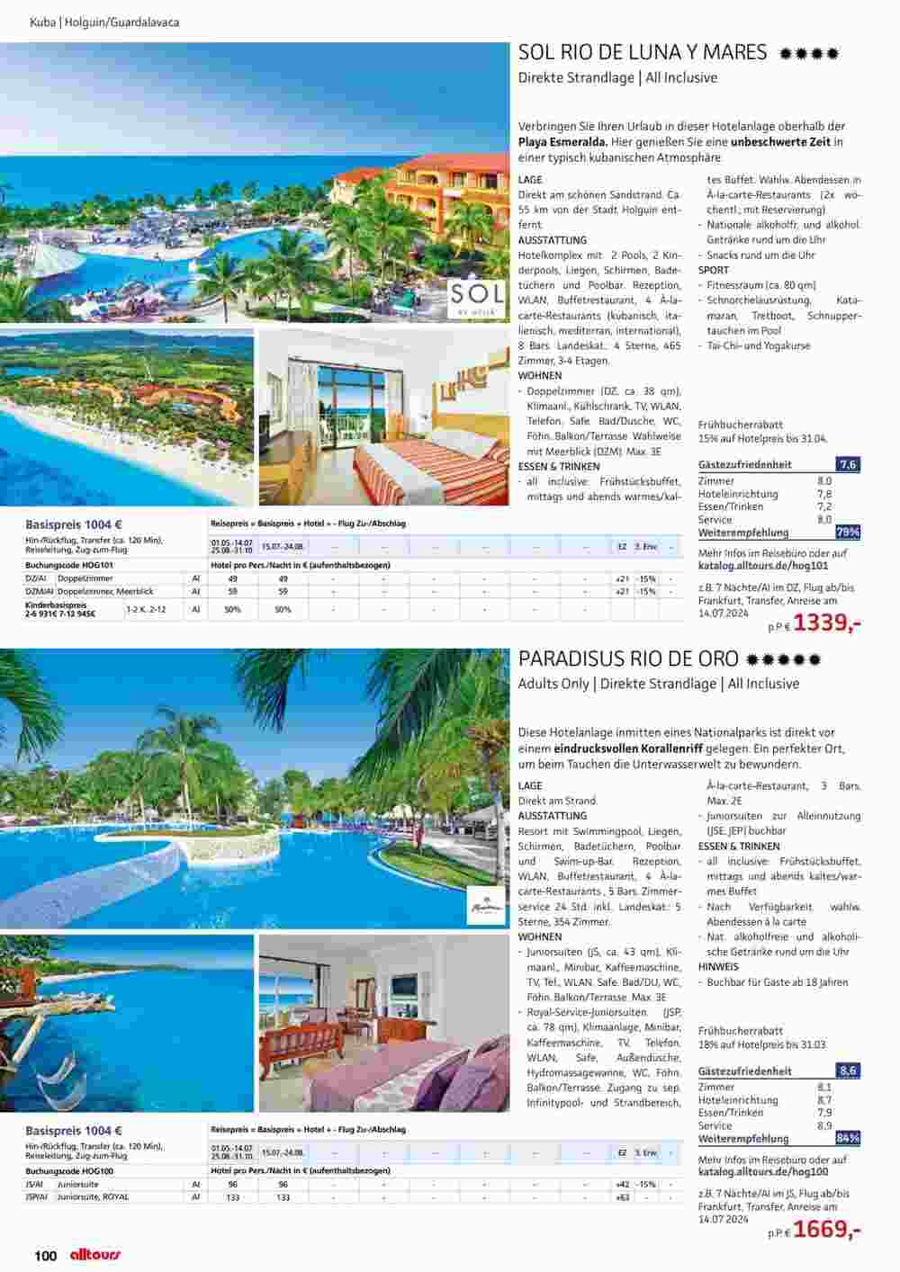 Alltours Flugblatt (ab 01.05.2024) - Angebote und Prospekt - Seite 100