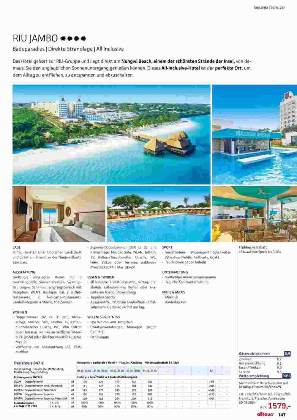 Alltours Flugblatt (ab 01.05.2024) - Angebote und Prospekt - Seite 147
