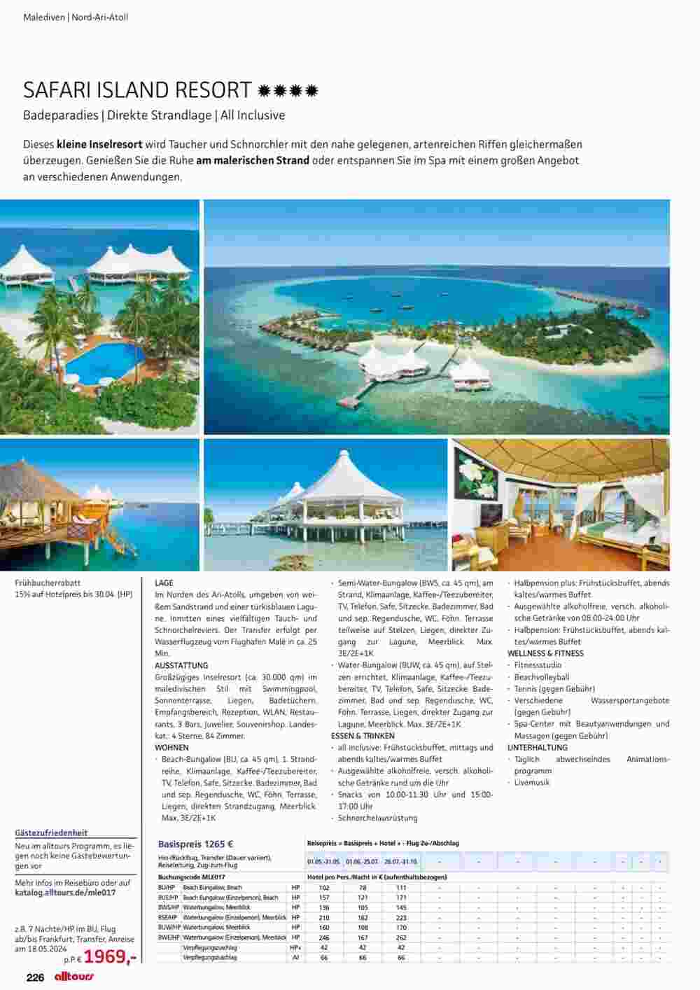 Alltours Flugblatt (ab 01.05.2024) - Angebote und Prospekt - Seite 226