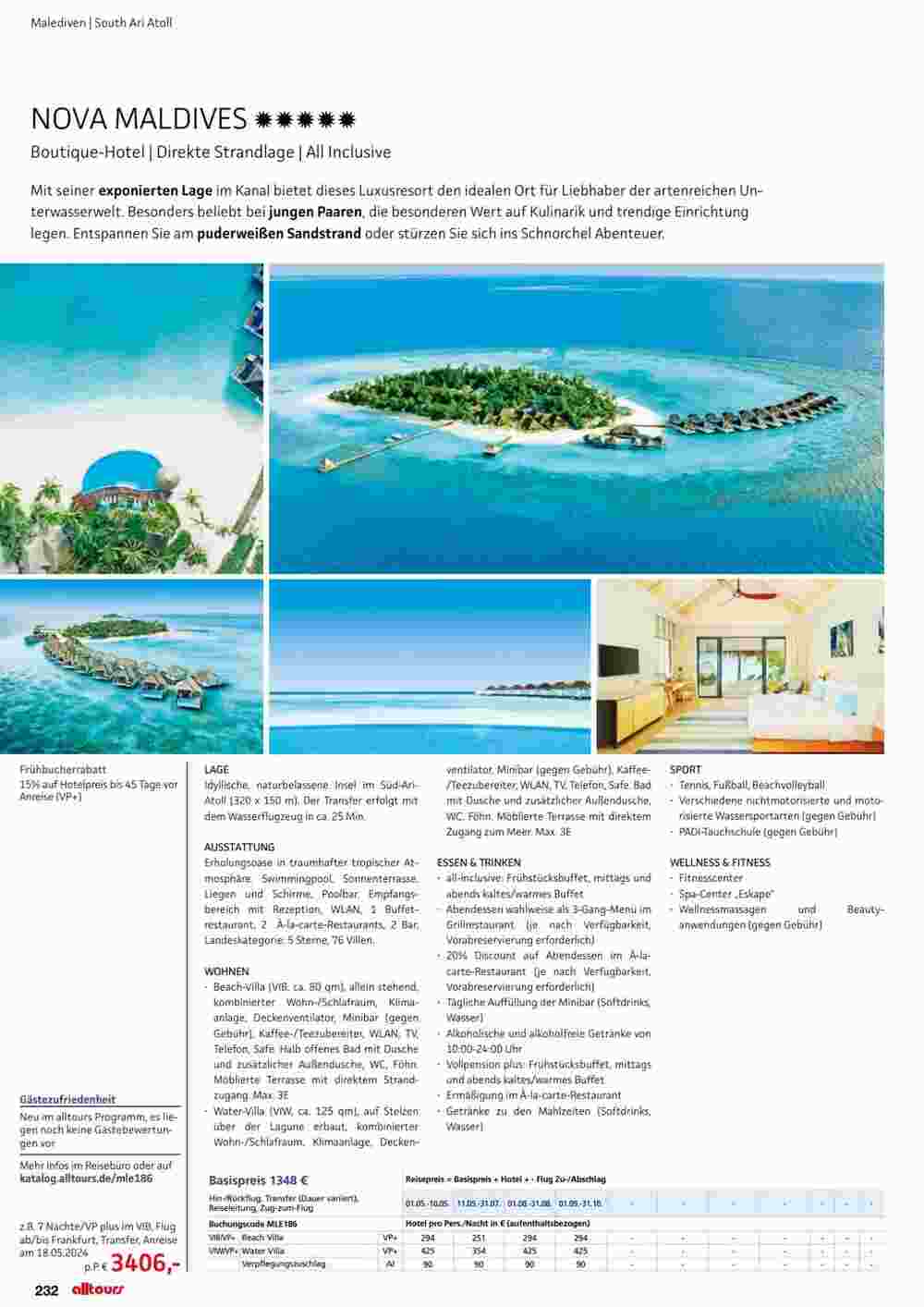 Alltours Flugblatt (ab 01.05.2024) - Angebote und Prospekt - Seite 232