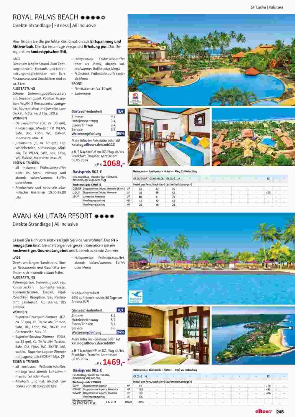 Alltours Flugblatt (ab 01.05.2024) - Angebote und Prospekt - Seite 245