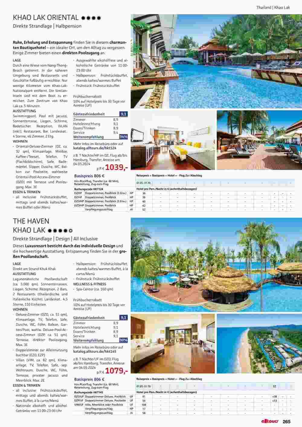 Alltours Flugblatt (ab 01.05.2024) - Angebote und Prospekt - Seite 265