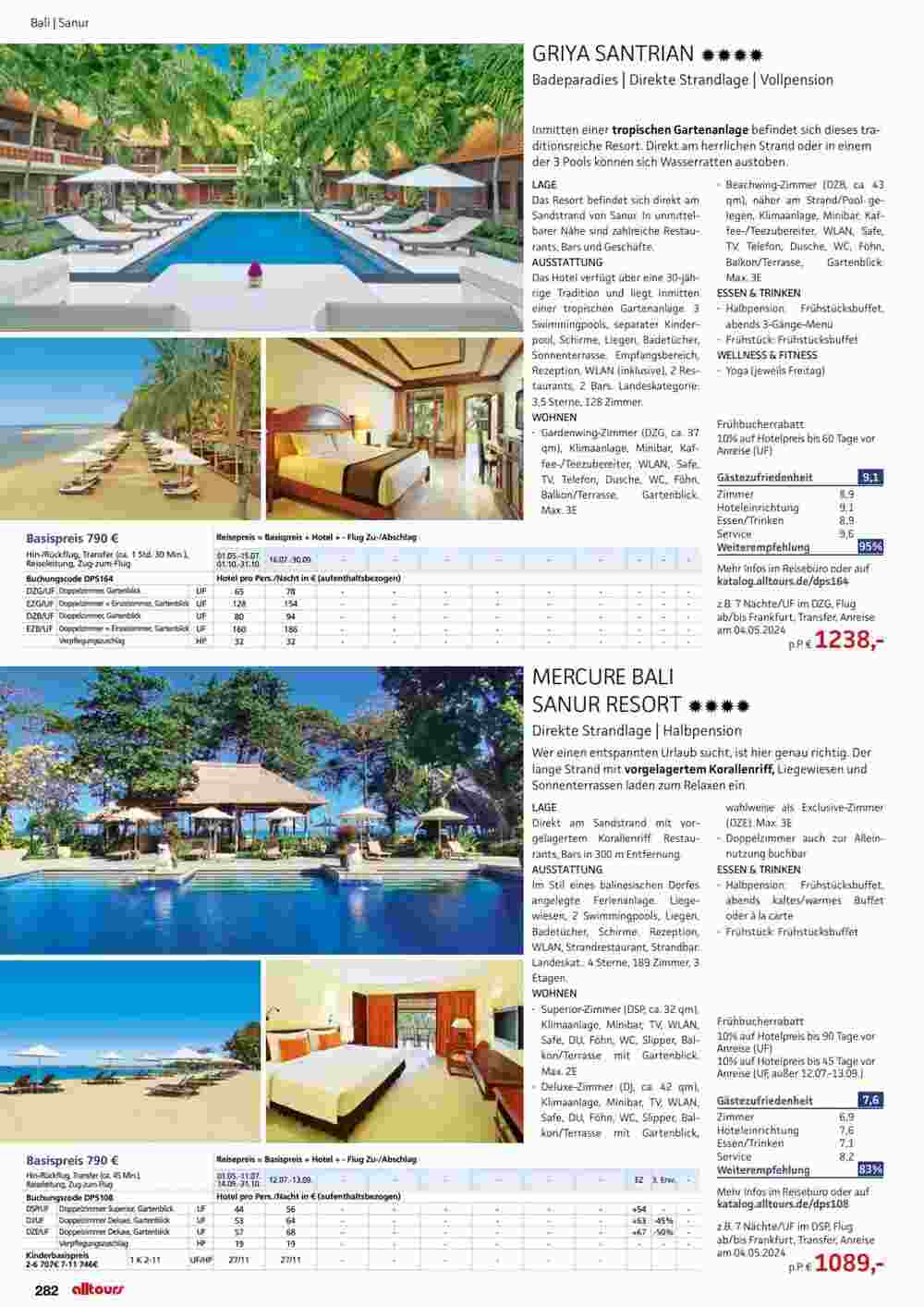 Alltours Flugblatt (ab 01.05.2024) - Angebote und Prospekt - Seite 282