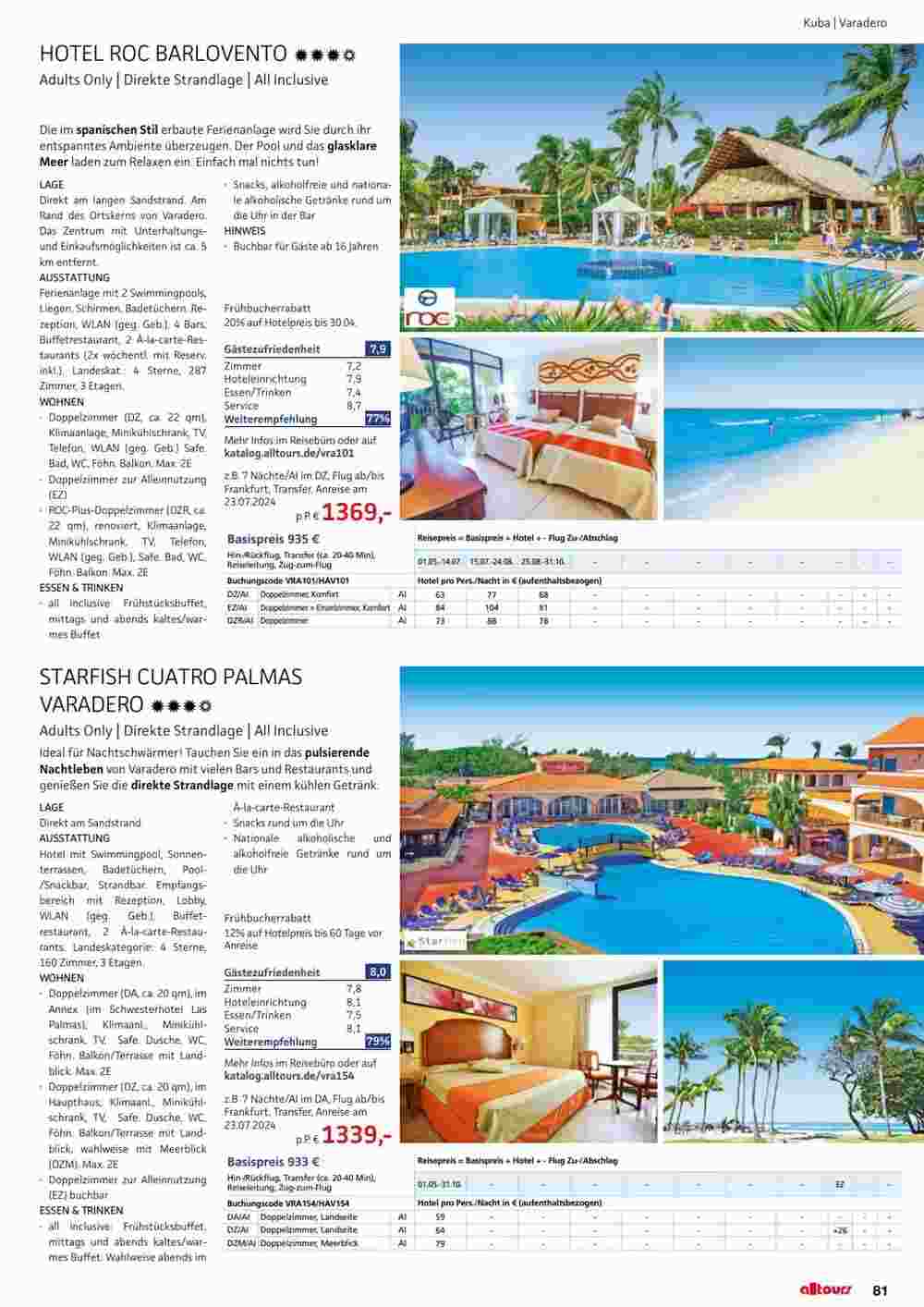 Alltours Flugblatt (ab 01.05.2024) - Angebote und Prospekt - Seite 81