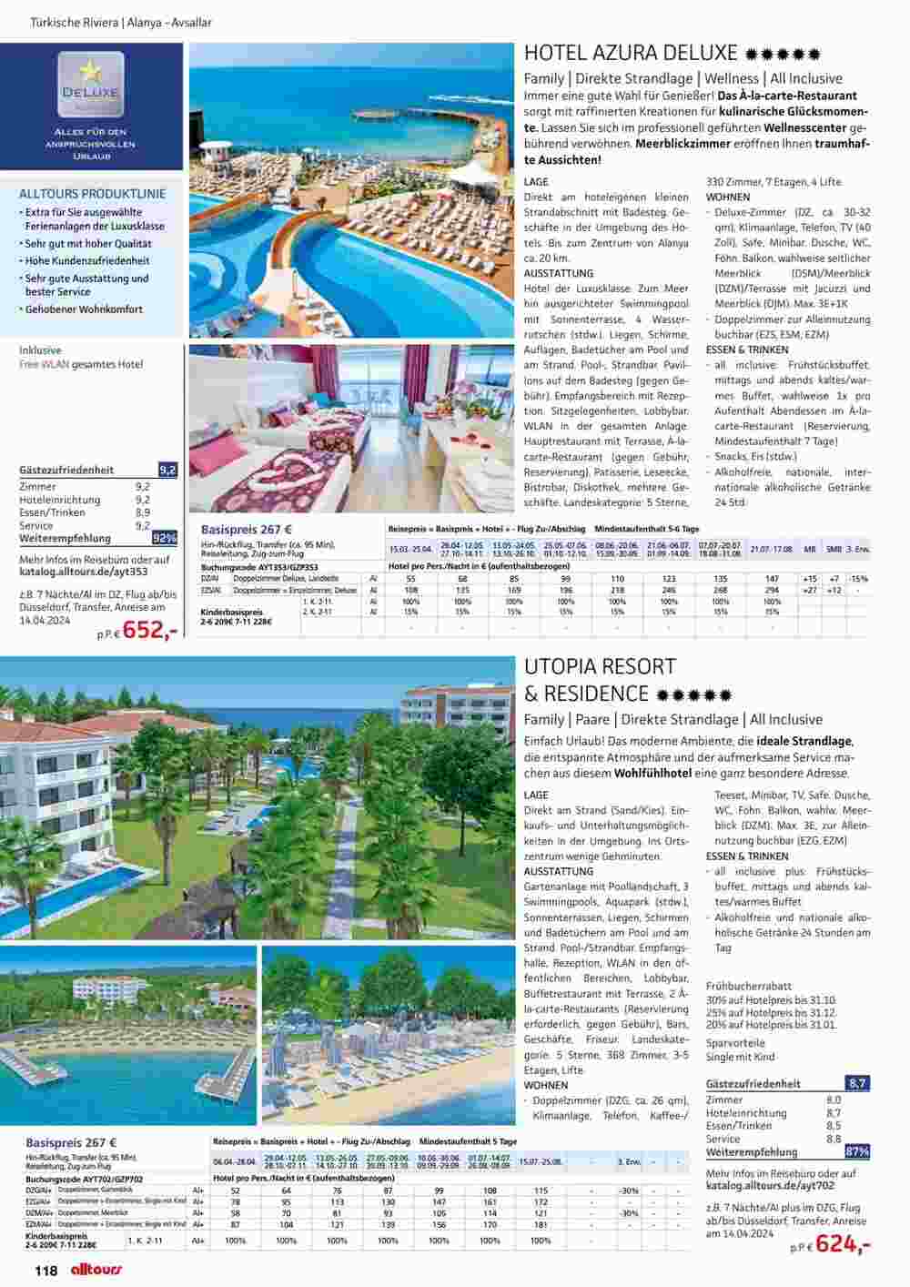 Alltours Flugblatt (ab 01.05.2024) - Angebote und Prospekt - Seite 118