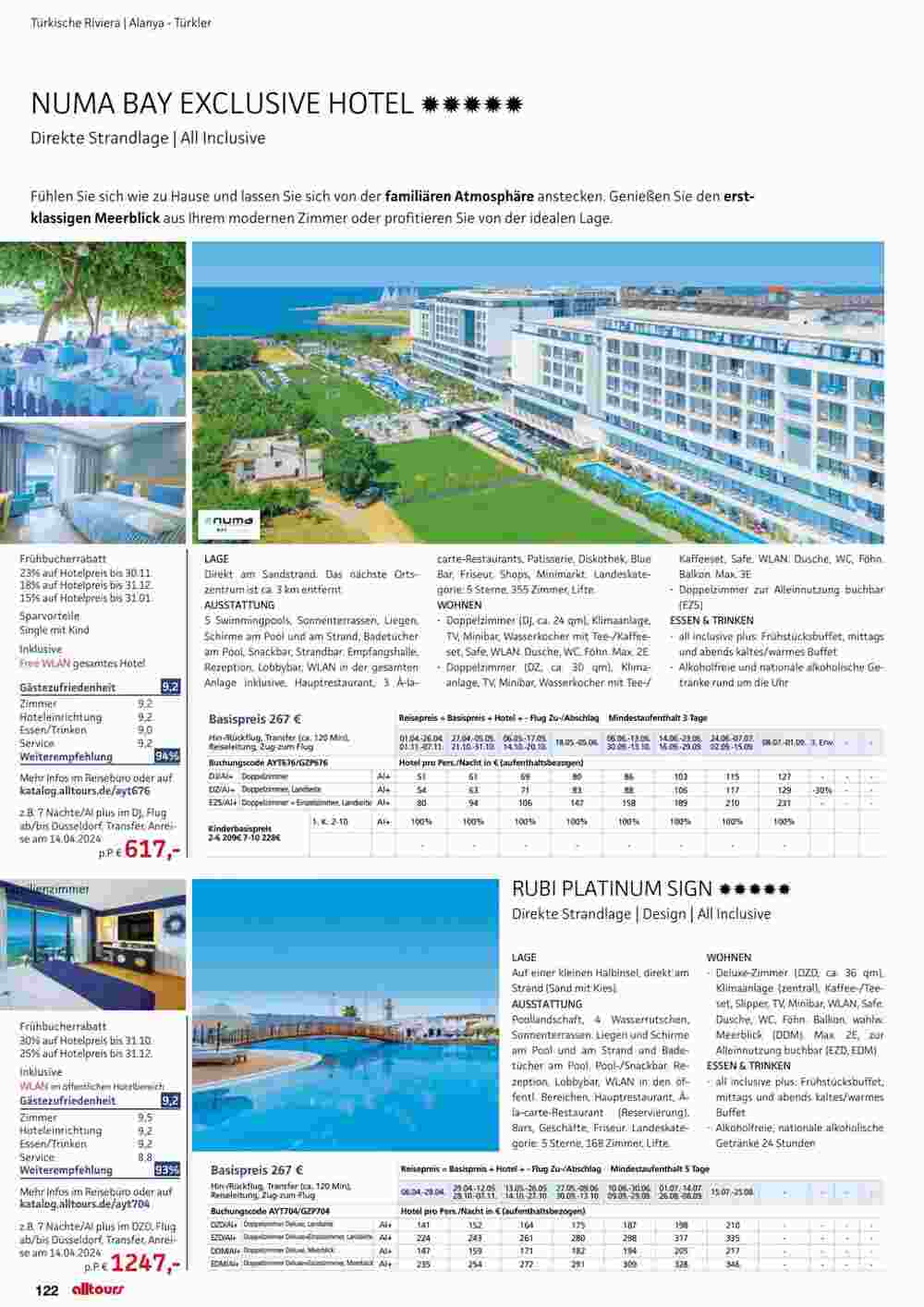 Alltours Flugblatt (ab 01.05.2024) - Angebote und Prospekt - Seite 122