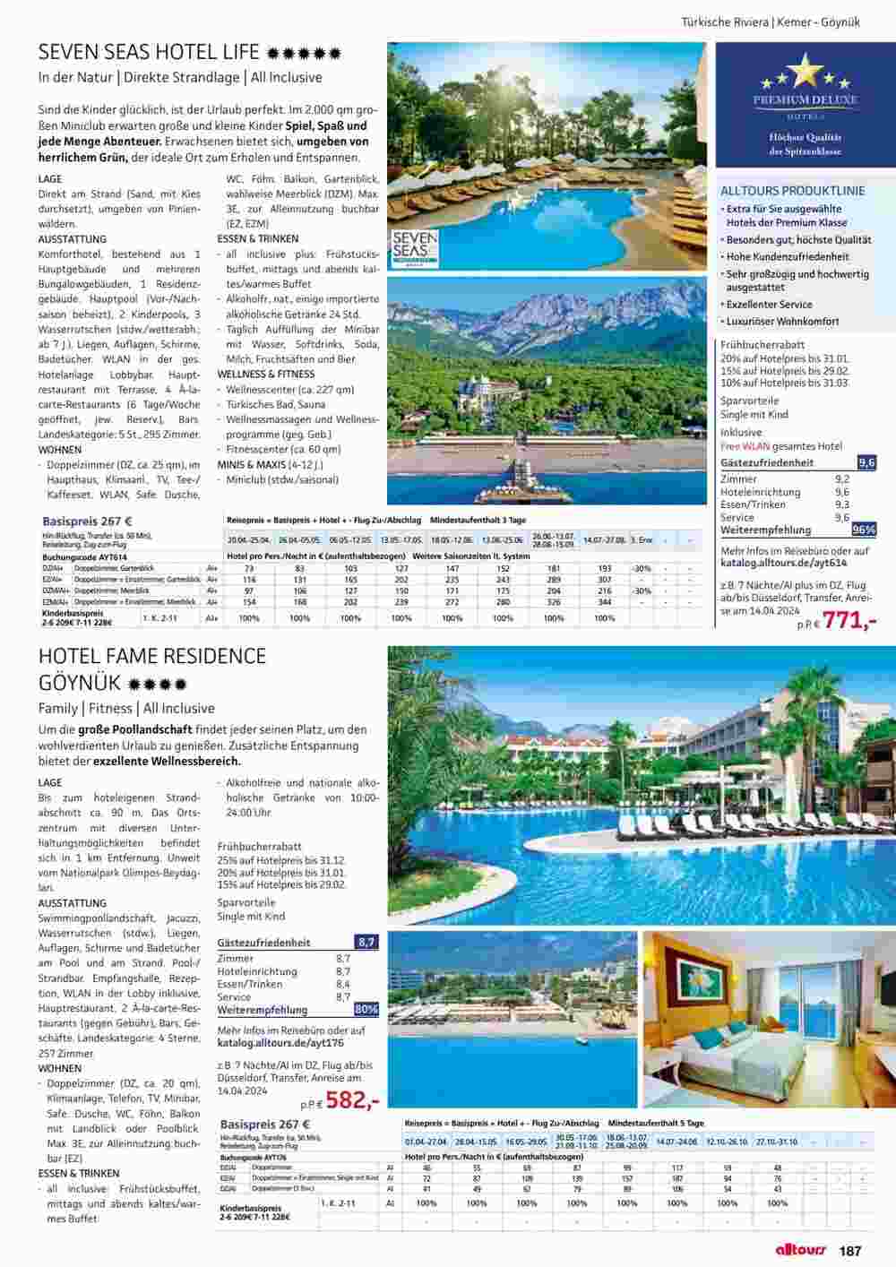 Alltours Flugblatt (ab 01.05.2024) - Angebote und Prospekt - Seite 187