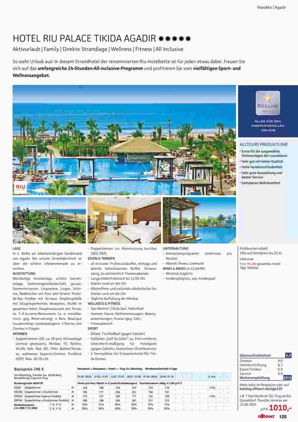 Alltours Flugblatt (ab 01.05.2024) - Angebote und Prospekt - Seite 125