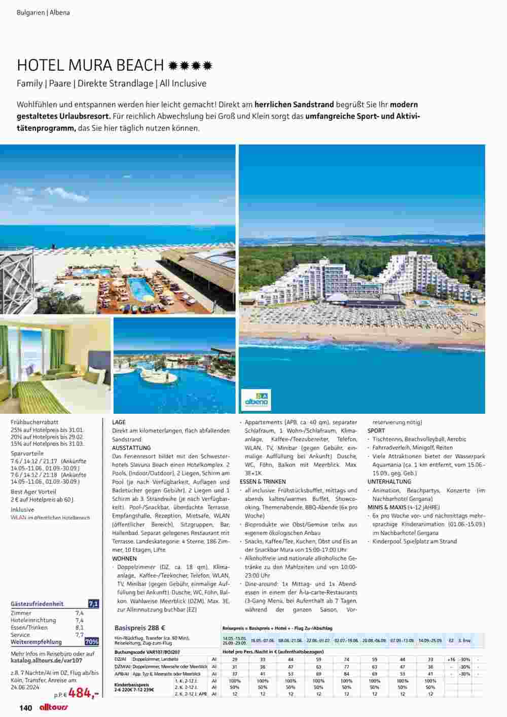Alltours Flugblatt (ab 01.05.2024) - Angebote und Prospekt - Seite 140