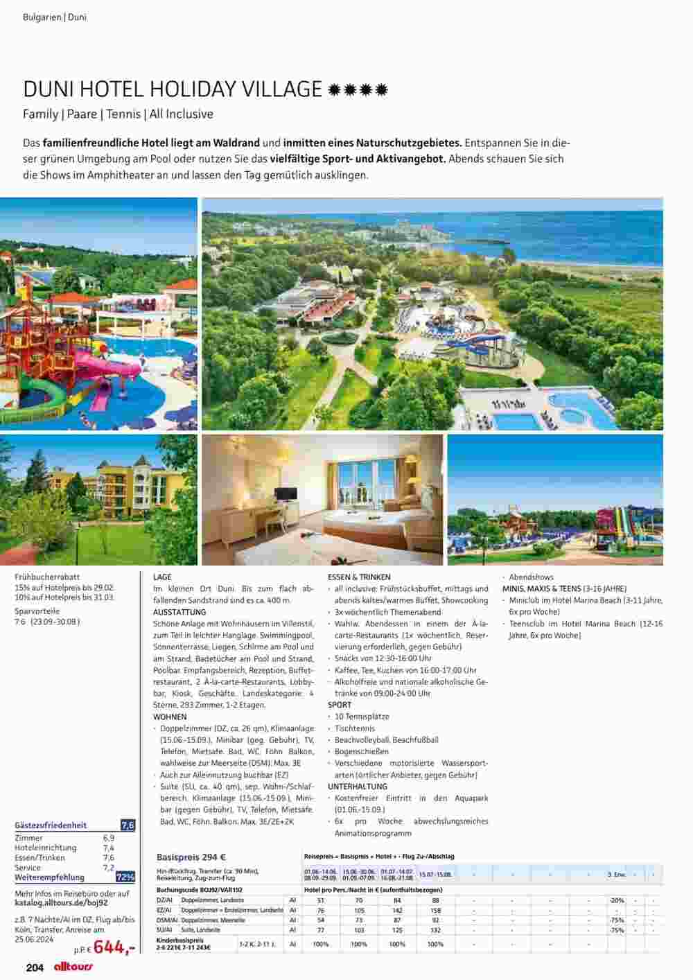 Alltours Flugblatt (ab 01.05.2024) - Angebote und Prospekt - Seite 204