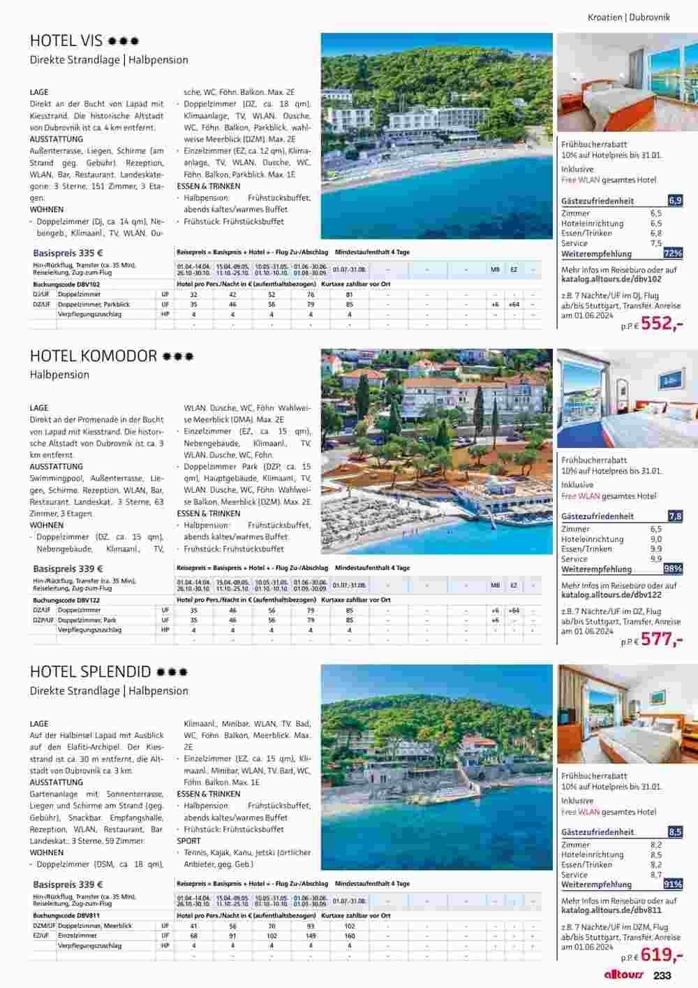 Alltours Flugblatt (ab 01.05.2024) - Angebote und Prospekt - Seite 233