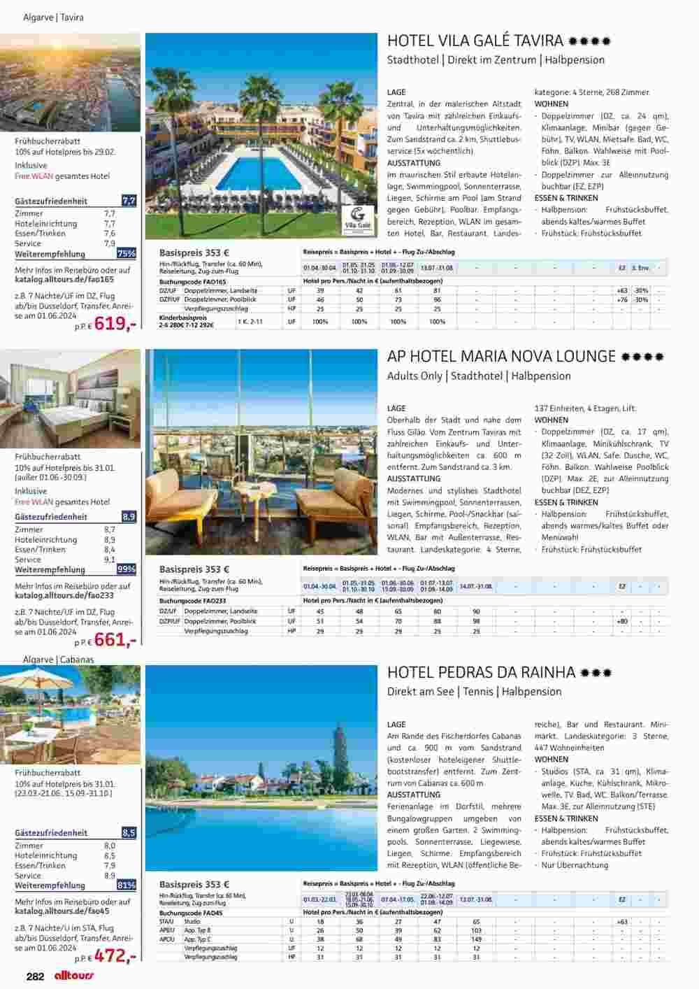 Alltours Flugblatt (ab 01.05.2024) - Angebote und Prospekt - Seite 282