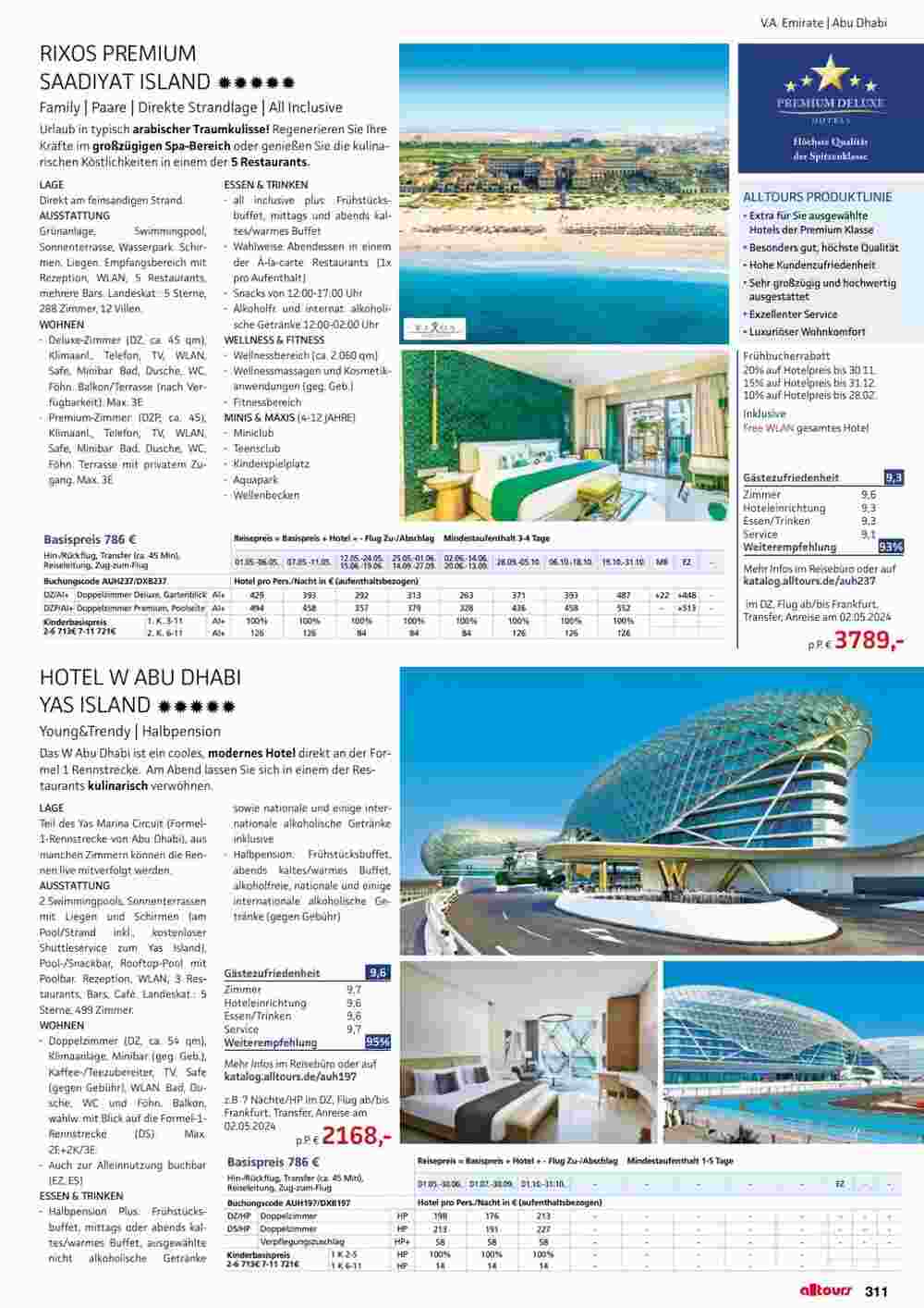 Alltours Flugblatt (ab 01.05.2024) - Angebote und Prospekt - Seite 311