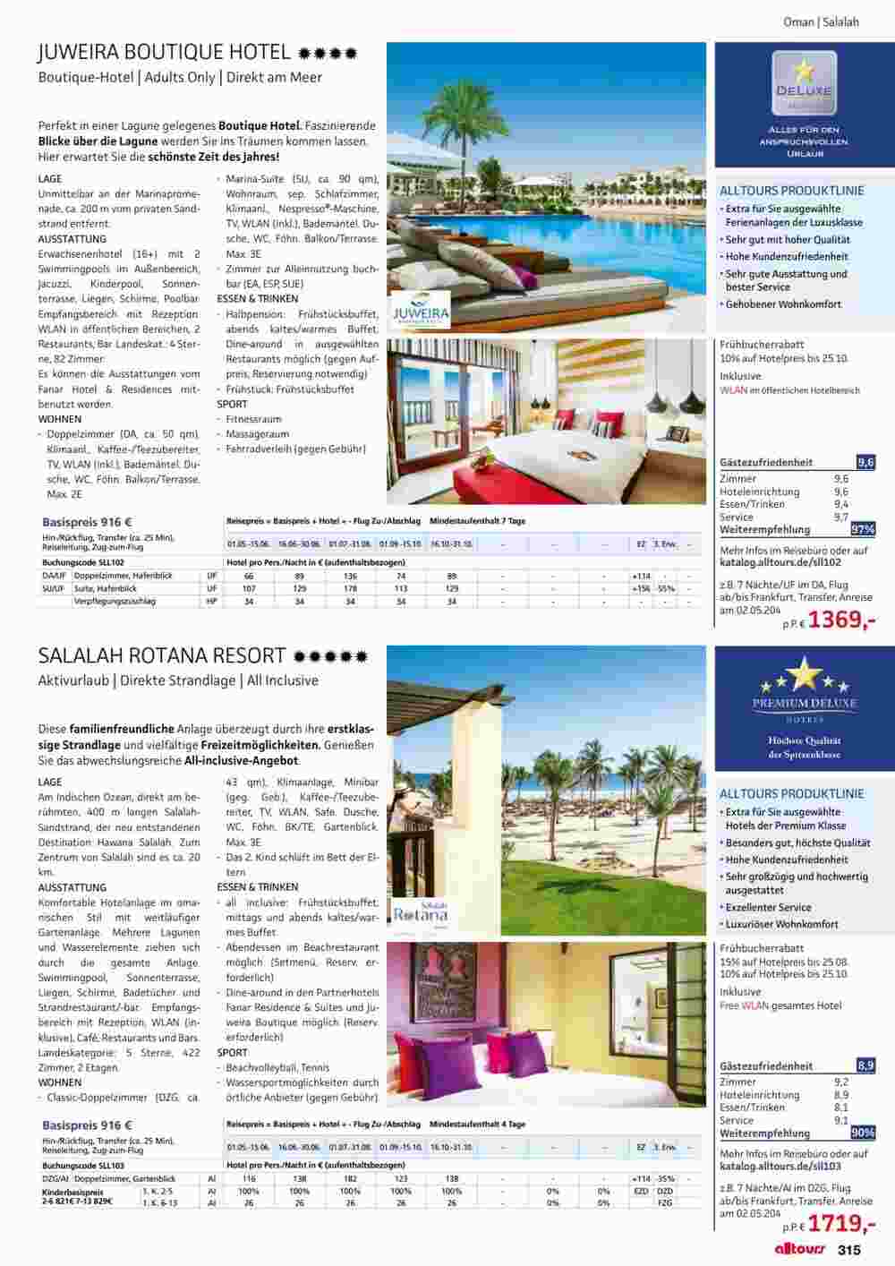 Alltours Flugblatt (ab 01.05.2024) - Angebote und Prospekt - Seite 315
