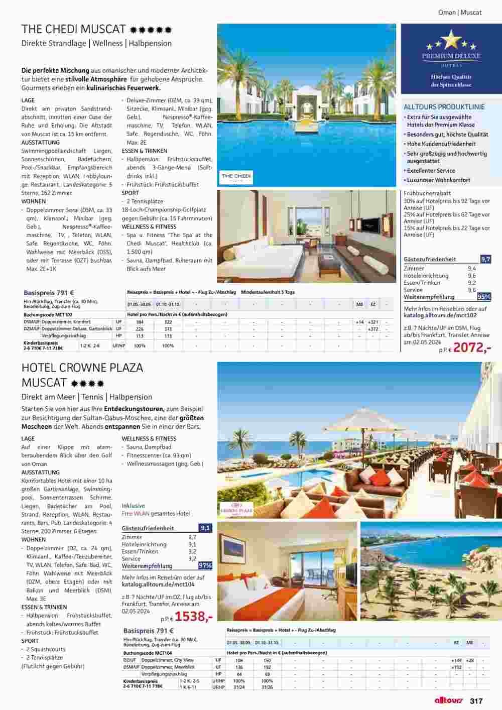 Alltours Flugblatt (ab 01.05.2024) - Angebote und Prospekt - Seite 317