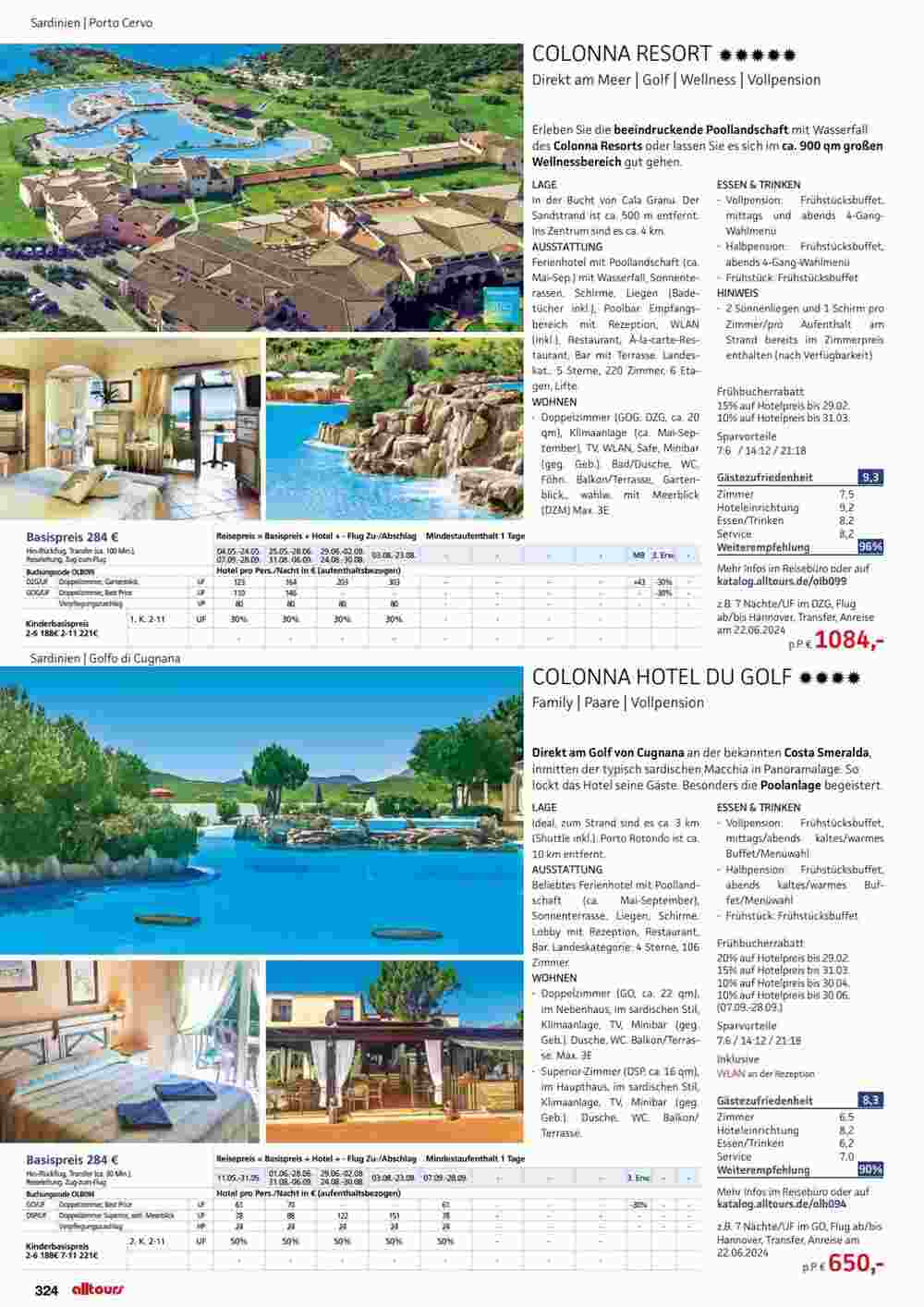 Alltours Flugblatt (ab 01.05.2024) - Angebote und Prospekt - Seite 324